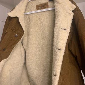 Wrangler Corduroy Sherpa Western Jacket